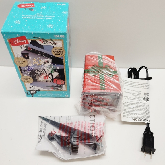 Disney The Nightmare Before Christmas Jack Skellington Whirl A Motion Projector - Picture 8 of 13